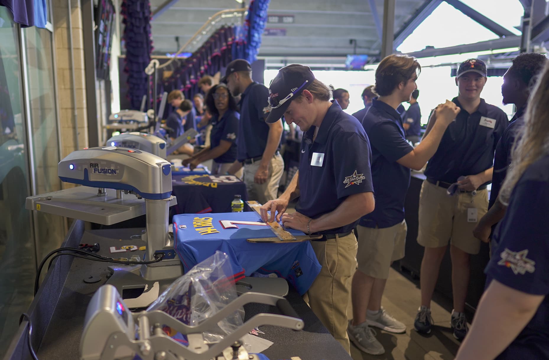Jersey Printing Presses at MLB All-Star Game
