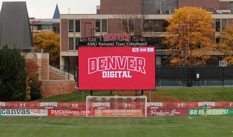 University of Denver Lights Up Pioneer Field With